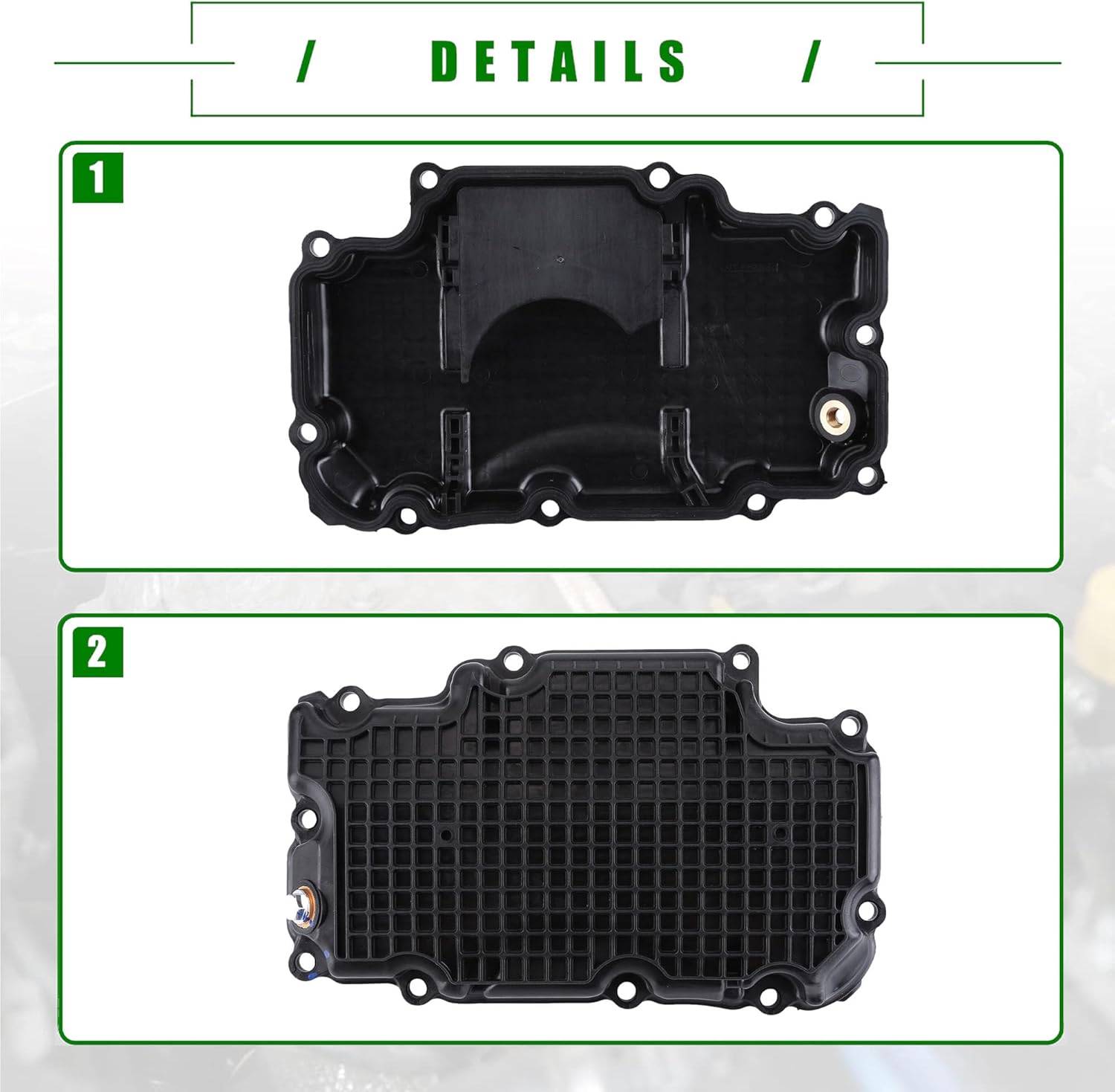 111105CA1A Lower Engine Oil Pan Sump & Gasket Kit Compatible with Infiniti Q50 2016-2022 Q60 2017-2022 Nissan Z 2023-2024 3.0L V6