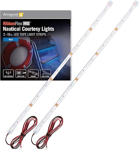 Miniatura 5 de Armacost Lighting RibbonFlex Pro - Cinta de luz LED IP67 impermeable de 18 pulgadas, color rojo y verde