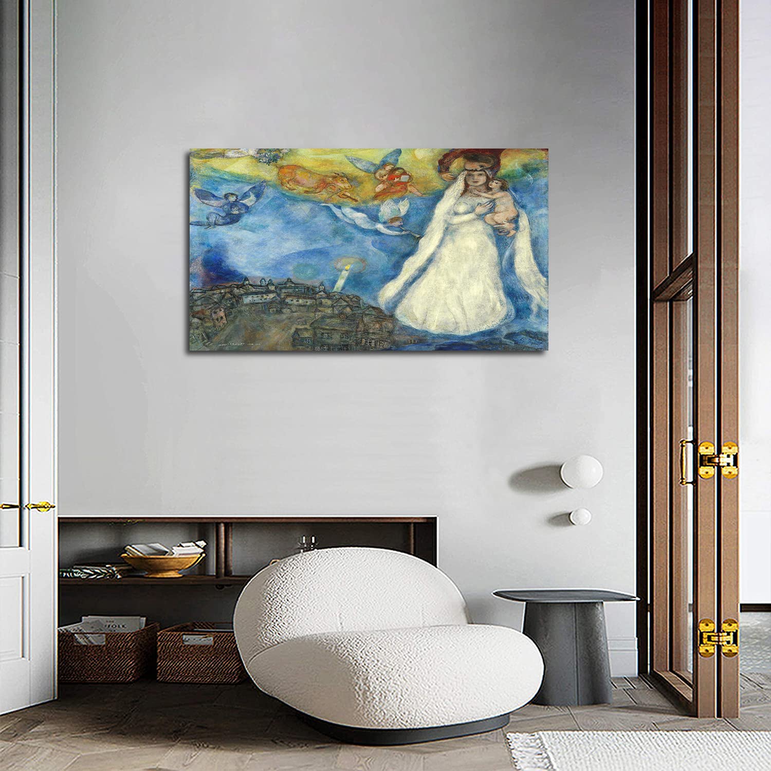 Amazon.com: BOHU ARTS Marc Chagall Painting Wall Art Madonna of