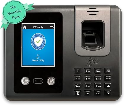 Acroprint Face Recognition Time Clock No Monthly Fee - RT200