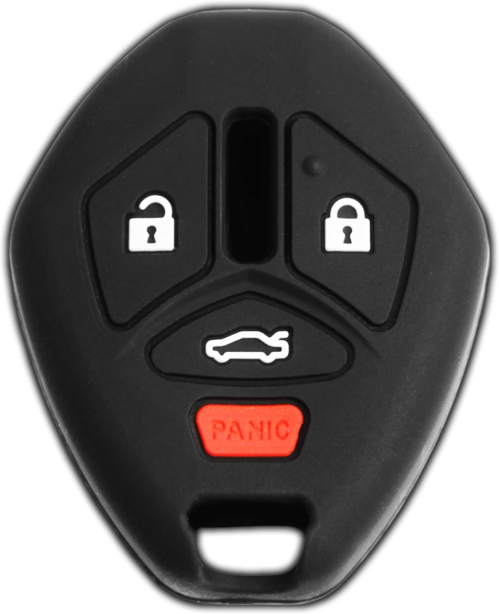 KeyGuardz Keyless Entry Remote Car Key Fob Outer Shell Cover Rubber Protective Case for Mitsubishi