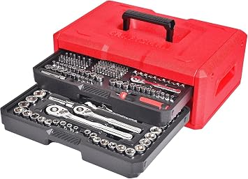 CRAFTSMAN Mechanic Tool Set 256 Piece Hand Tool and Socket Set with 2 Drawer Tool Box CMMT45256