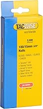 Tacwise 0359 Galvanised Brad Nails Type 18G / 15 mm, Pack of 2000