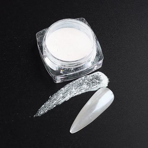 Miniatura 10 de Juego de polvos cromados con purpurina para uñas, 18 colores plateado, negro, rojo, verde, efecto metálico, polvo de espejo para uñas con pinceles,