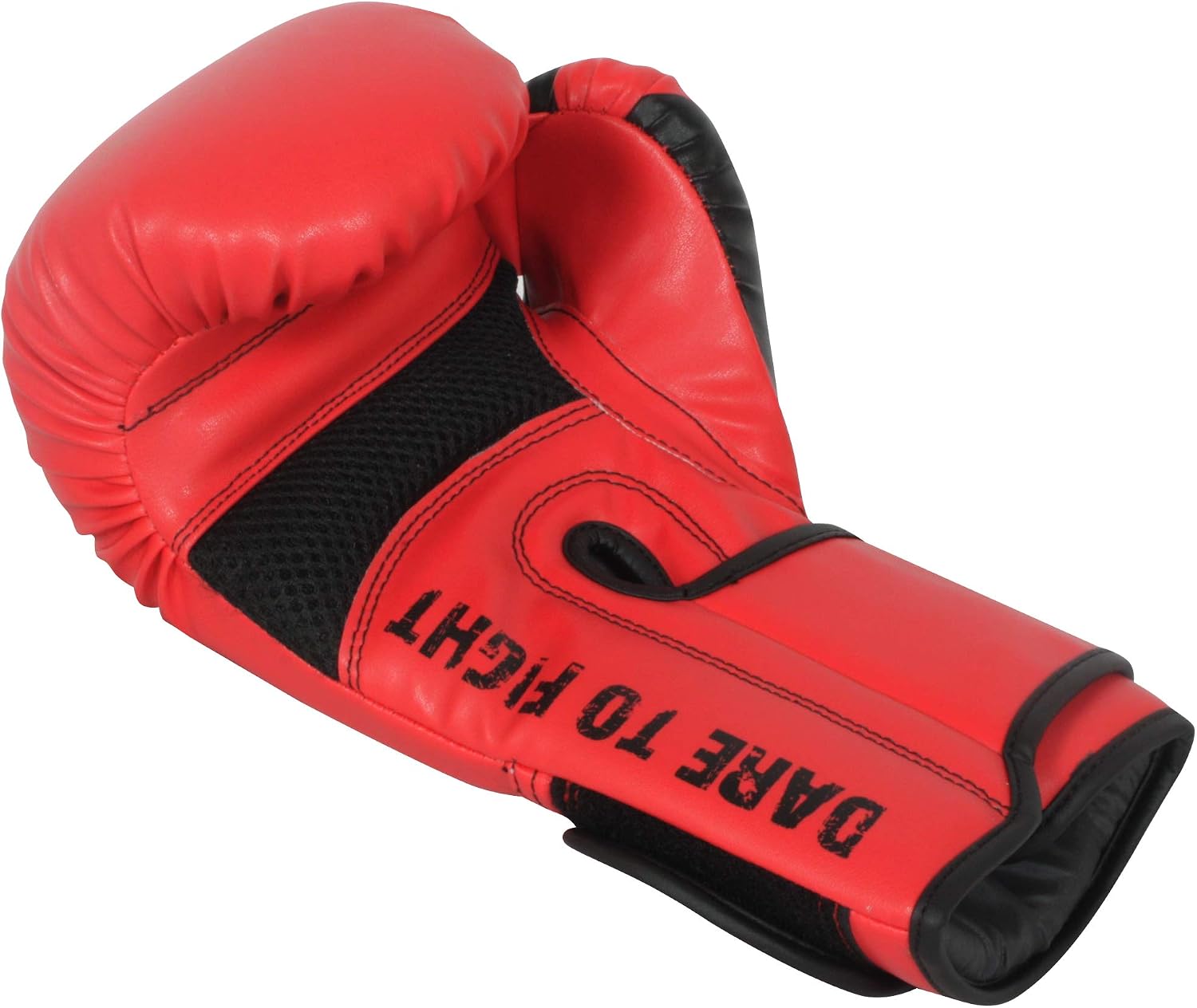 Leather Boxing Gloves Muay Fight Punch Bag Thai Grappling Kick MMA Training
