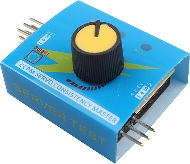 HALJIA 3 Mode Servo Tester & ESC Speed Controller Checker 4.8-6V CCPM Consistency Master Servo RC for Plane Helicopter Car