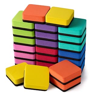 Favide 24 Pack Magnetic Whiteboard Dry