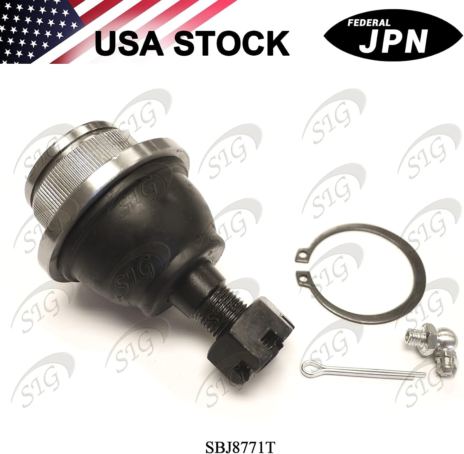 Front Left (Driver Side) or Right (Passenger Side) Lower Ball Joint Compatible with Ford & Mazda Model Ranger & B2300 & B2500 & B3000 & B4000 (Replacement# 1L5Z3085AA, K8771) - SBJ8771T