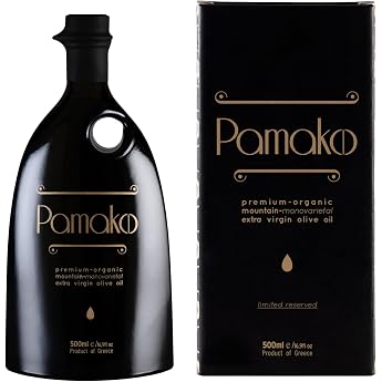 PAMAKO Bio Oliven&ouml;l Natives Extra 500ml Monovarietal 100% Tsounati &mdash; Griechisches Oliven&ouml;l Kreta, kaltgepresst &mdash; 2081 mg/kg P