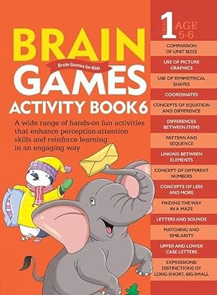 Brain Games Activity Book 6 LEVEL-1