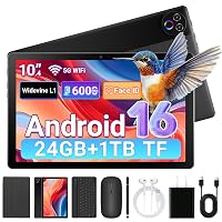 Gleeso Tablet｜Android 16 Tablet 10 Pollici ｜Tablet con Tastiera 24GB+64GB/1TB TF