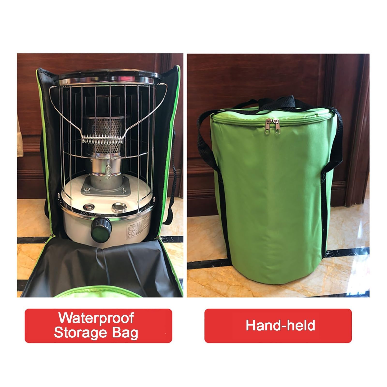 Tragetasche für Kerosinöfen, 35 x 47 cm Wasserdichte Aufbewahrungstasche, einfach zu verstauen und zu transportieren, platzsparend, tragbare Tasche für alle Arten von Kerosinöfen ( Color : Negro )