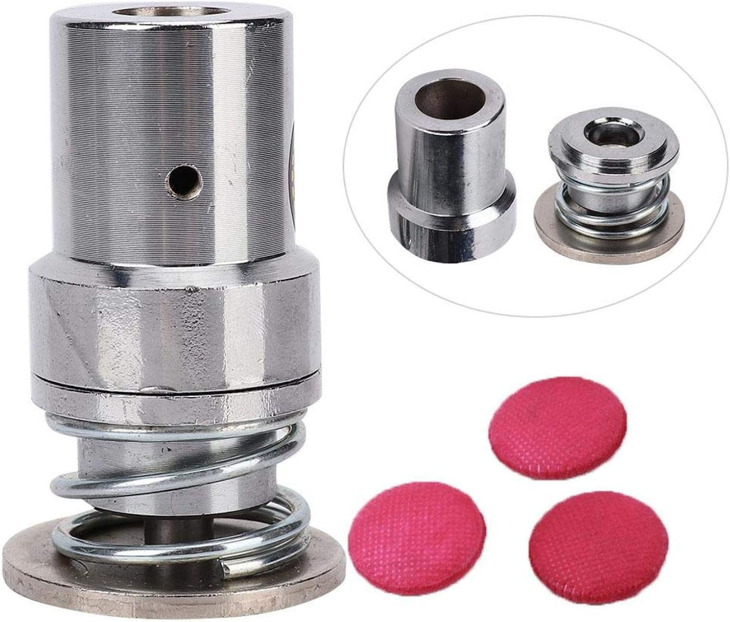 Zerodis Fabric Covered Button,16L-60L Specifications Button Making Tools Dies Round Bread Shape Press Tool for Hand Press Machine Metal Punch Tool Button Making Supplies 44L image 3