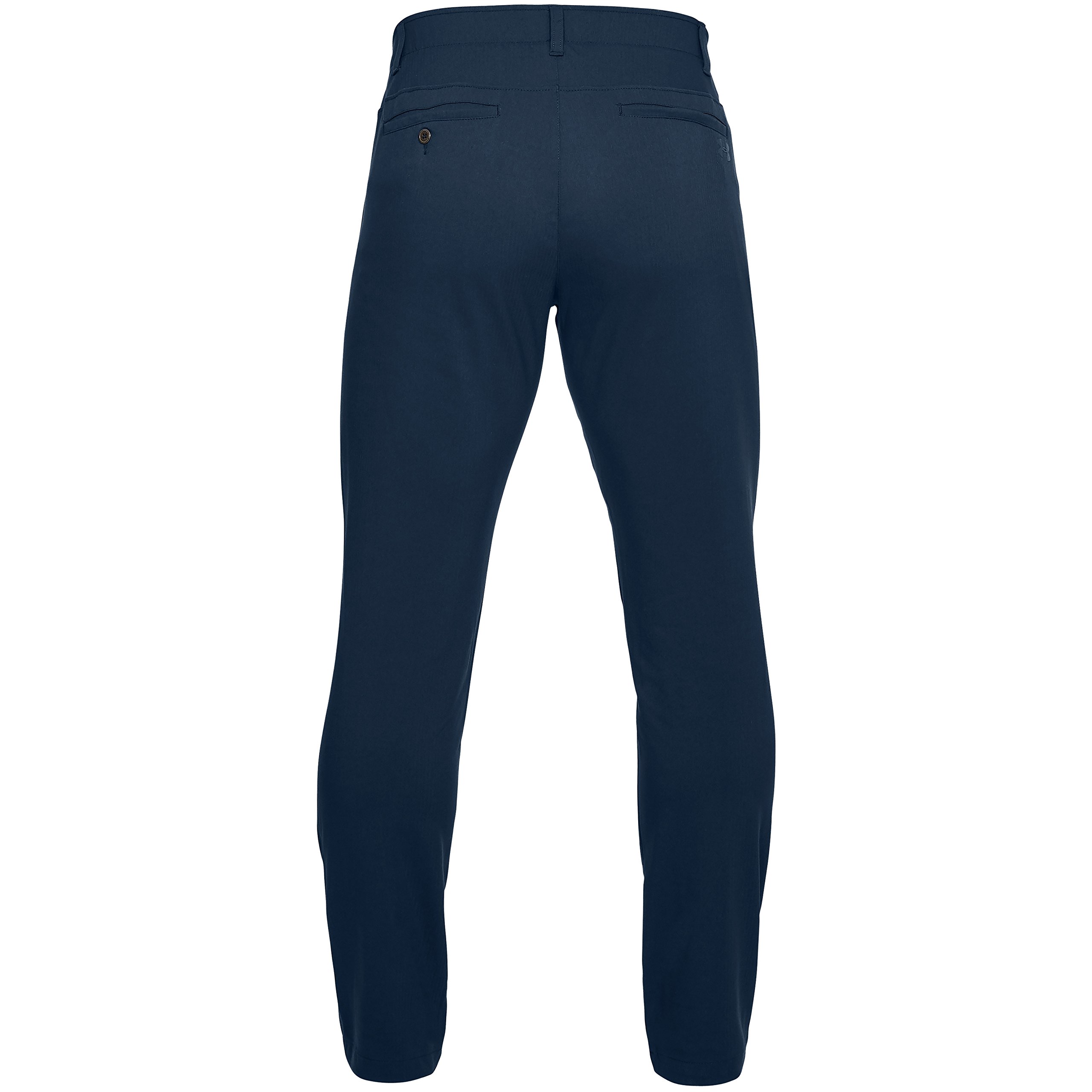 Under Armour UA Showdown Taper, Pantalon de golf élégant pour une liberté de mouvements optimale, pantalon de sport confortable à 4 poches Homme, Black / Steel Medium Heather / Black, 30/30