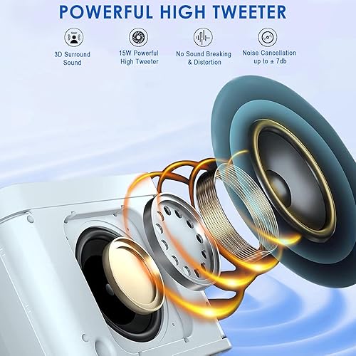 Vista 37 de Mini máquina de karaoke para niños y adultos, altavoz portátil de karaoke Bluetooth con 2 micrófonos inalámbricos para fiestas en casa, grandes