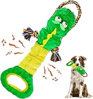 Vista 1 de Tough Dog Toys for Aggressive Chewers, Interactive Tug of War Dog Toy to Keep Them Busy, Dog's Squeak Toys for Large Dogs, Dogs Chew Toy for Teething