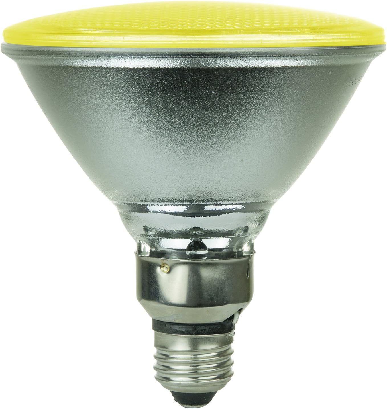 Sunlite 80045-SU LED PAR38 Colored Light Bulb, 4 Watts, (25W Equivalent), E26 Medium Base, 30,000 Hour Lifespan, 1 Pack, Yellow