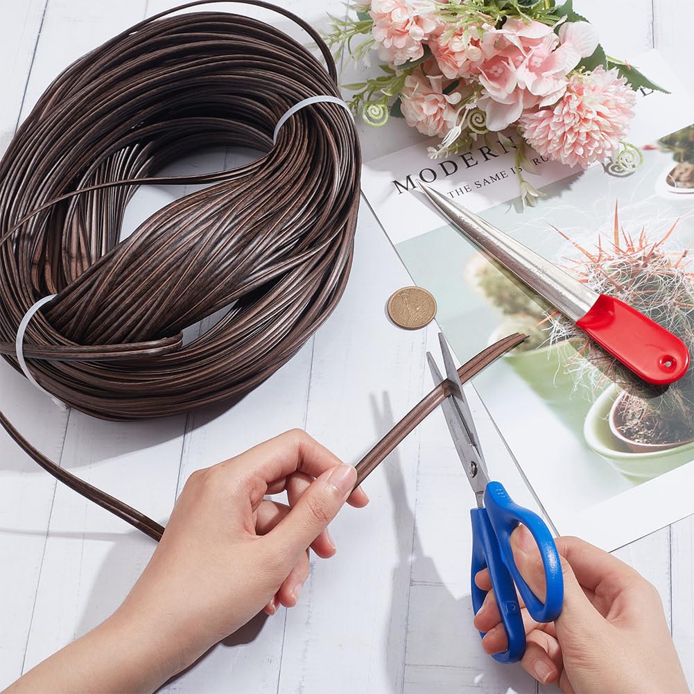 Wicker Repair Kit, Plastic Rattan For Repair Flat Wicker Furniture Repair Replacement