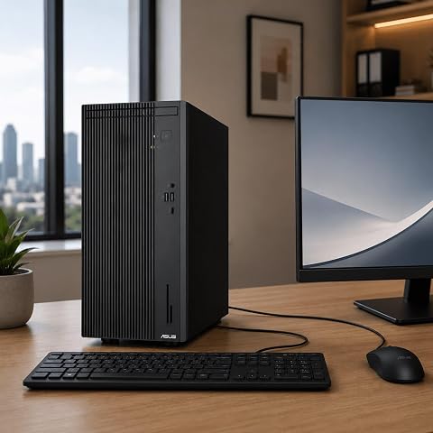 ASUS V500 Business Tower Desktop Computer • 10-core Intel Core i7-13620H • 16GB DDR5 • 1TB Storage(512GB SSD and 512GB External) • Office 365 for The Web • HDMI + DisplayPort, Wi-Fi 6 • Windows 11
