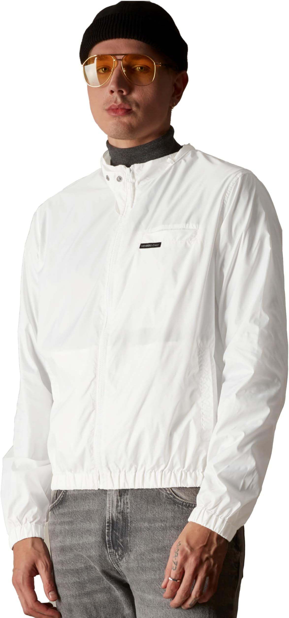 Men’s Windbreaker Packable Jacket, Waterproof Rain Jacket Men Lightweight for Golf Cycling Fishing Hiking Gear