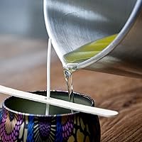 Vista 3 de AGLARY Olla para hacer velas, jarra de fundición de cera de vela de aluminio de doble caldera, capacidad para 4 libras de cera, con mango resistente