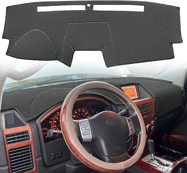Dash Cover Mat Custom Fit for Infiniti QX56 with Light Sensor,Dashboard Pad Carpet Protector F209 Dark Gray