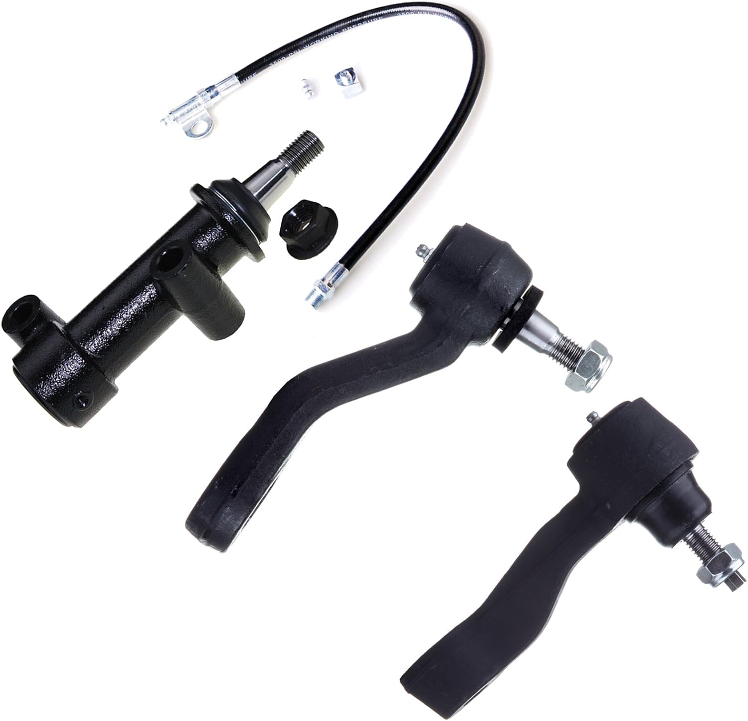 3pc Steering Idler Arm Pitman Arm for Cadillac for Escalade 2002-2006 for Chevrolet Silverado 1500 1999-2006 for GMC Sierra 1500 1999-2006 Suspension Kit K6534 K6536 K6723