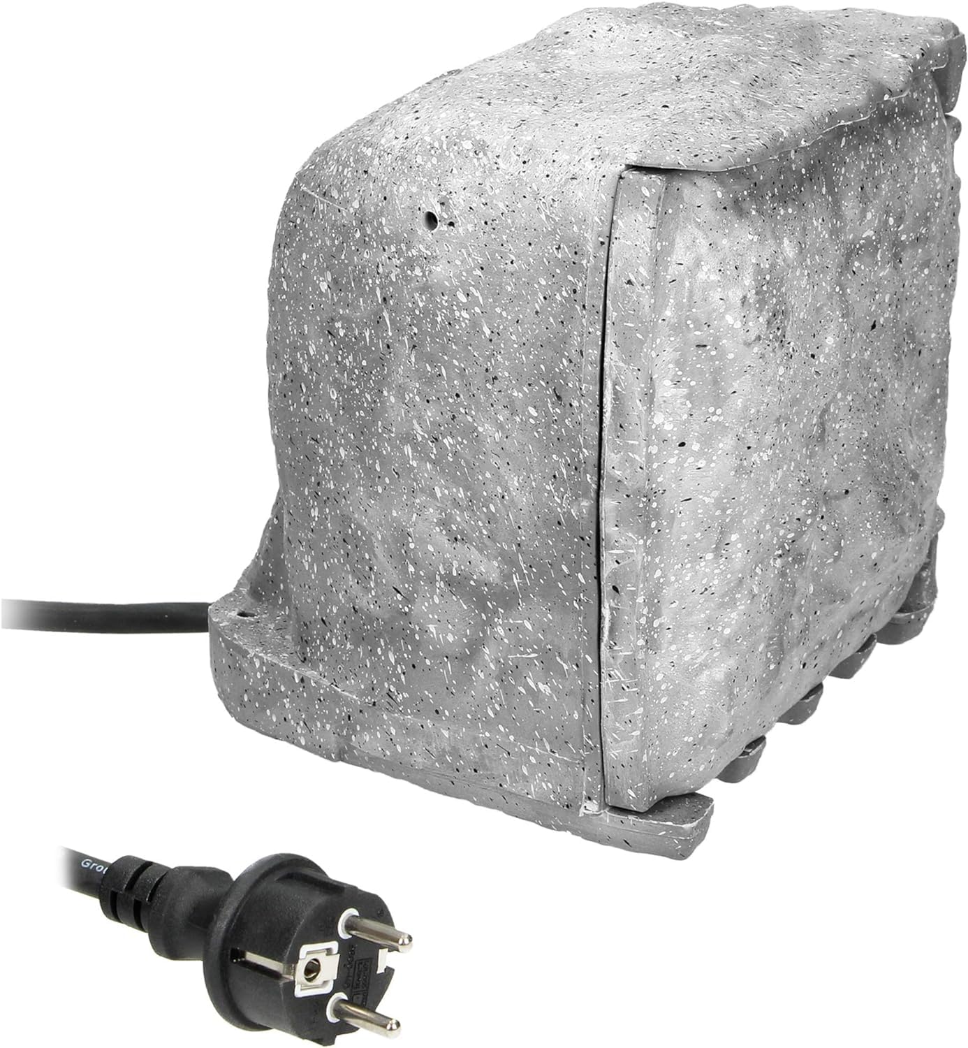 Außensteckdose Wasserdicht Gartensteckdosen Aussen Wasserdicht H07RN-F Gummikabel 3x1,5mm² 3m Steckdosen Steinoptik Aussen Betriebsarten: automatisch (max.1100 W) / manuell (max.3680 W)