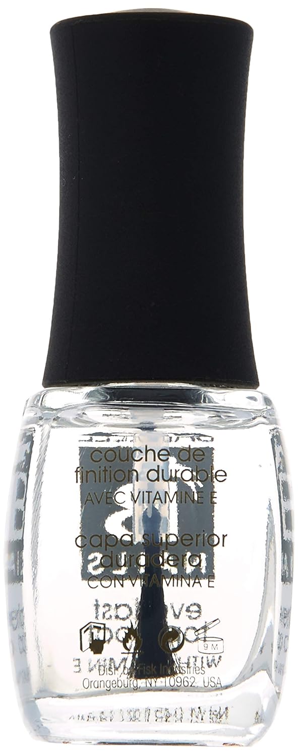BARIELLE Top Coat with Vitamin E .45 Ounce : Beauty & Personal Care