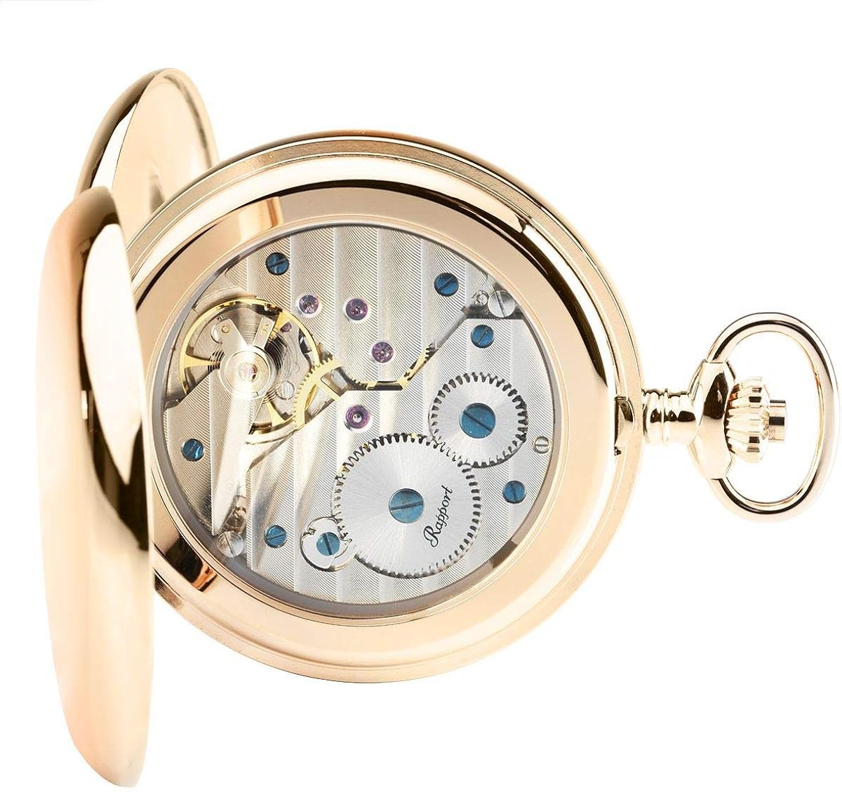 Rapport London, Pocket Watch Hand Winding Small Second Double-Hunter : Clothing, Shoes & Jewelry