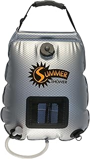 Advanced Elements Summer Solar Shower - Portable Solar Camp Shower kit - 2.5 Gallon to 10 Gallon