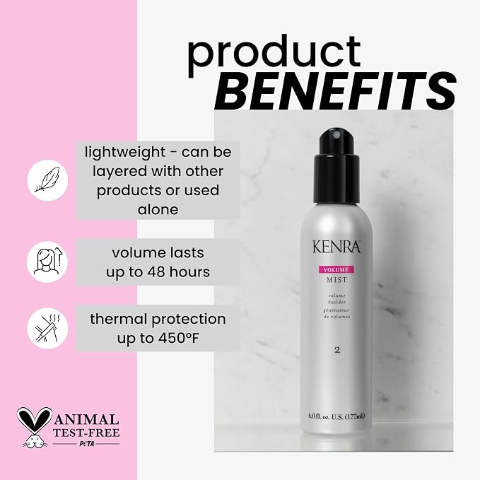 Kenra Professional Volume Mist 2 Spray Voluminizador 6 fl. oz. miniatura 2
