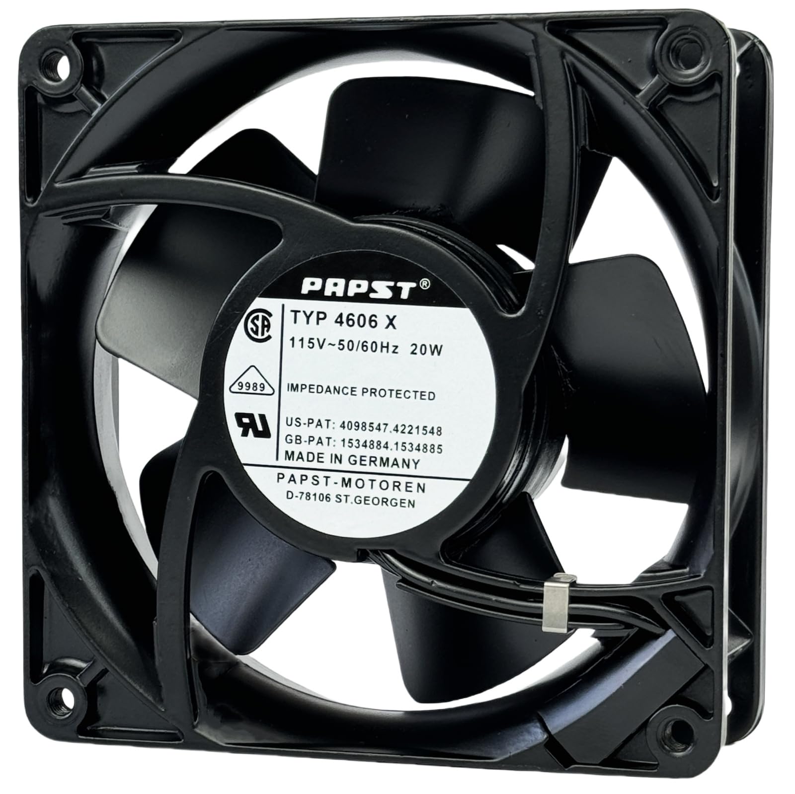 Amazon.com: for PAPST TYP 4606X 115V 50/60Hz 120MM 20W 12038 All