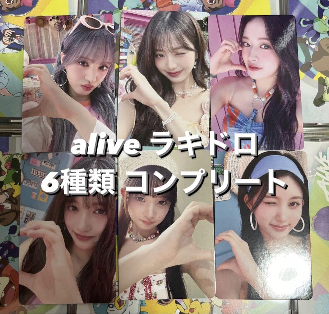 IVE ALIVE 渋谷タワレコ限定 A賞ラキドロ トレカ6種コンプ×2 Amazon.co