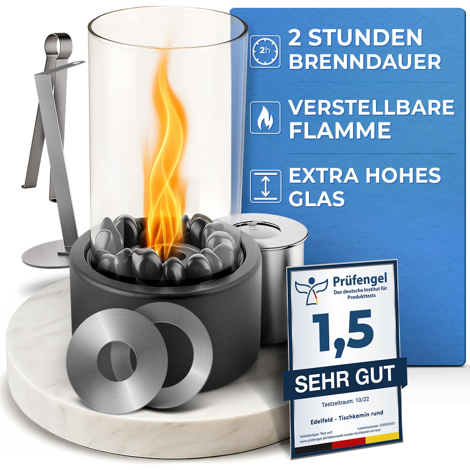 Edelfeld Bioethanol Tischkamin