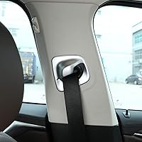 Vista 3 de YIWANG - Funda para cinturón de seguridad delantero de coche ABS cromado para BMW Serie 5 G30 2017-2020 accesorios