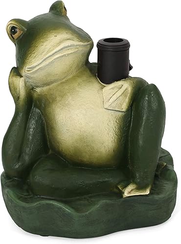Christopher Knight Home Wendy Frog - Base para paraguas, color verde