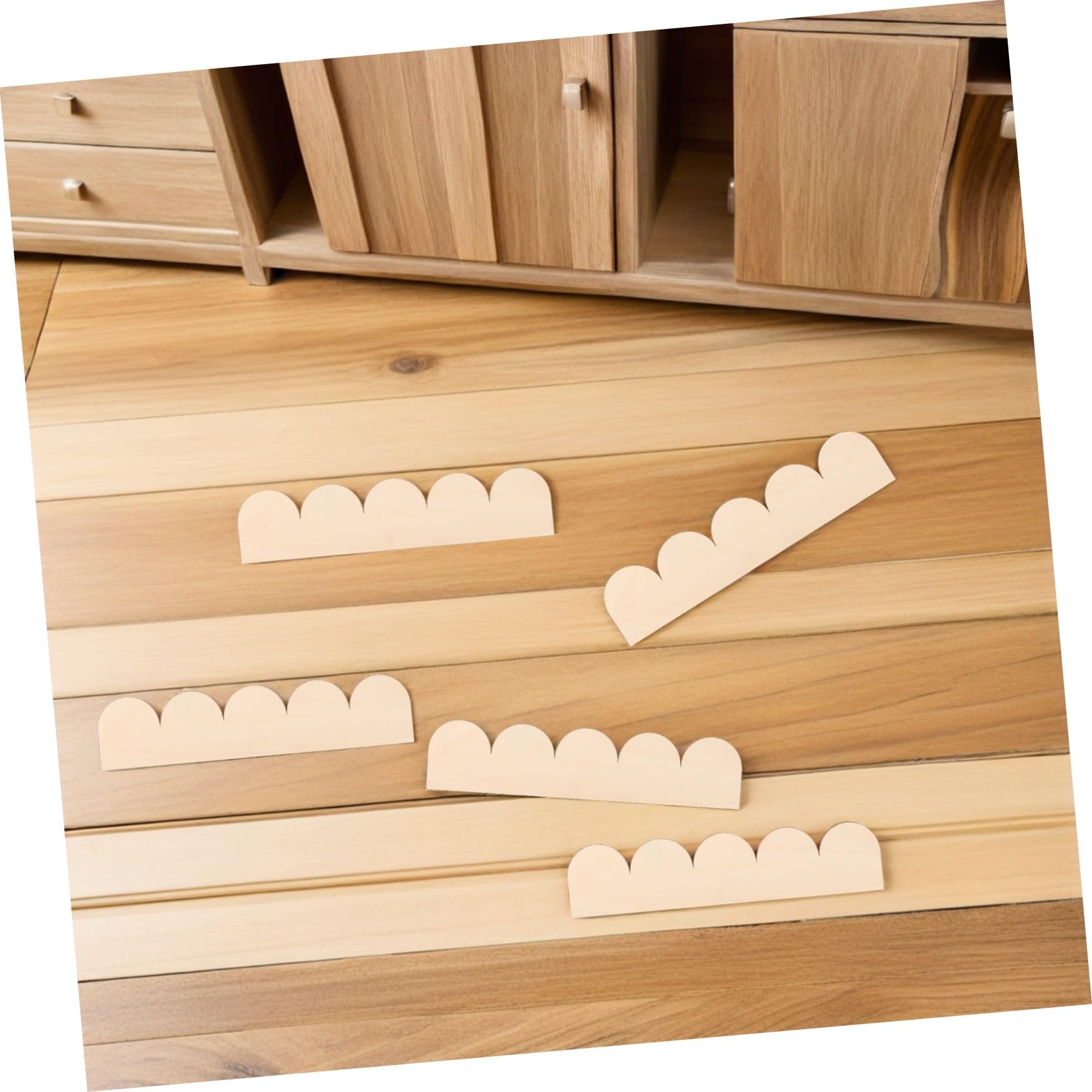 20 Stück Gewellte Holzform Holzverkleidung Kanten Gewellter Türrahmen Holzbordüre Unbehandeltes Holz Gewellte Zierleiste Holz Für Möbel
