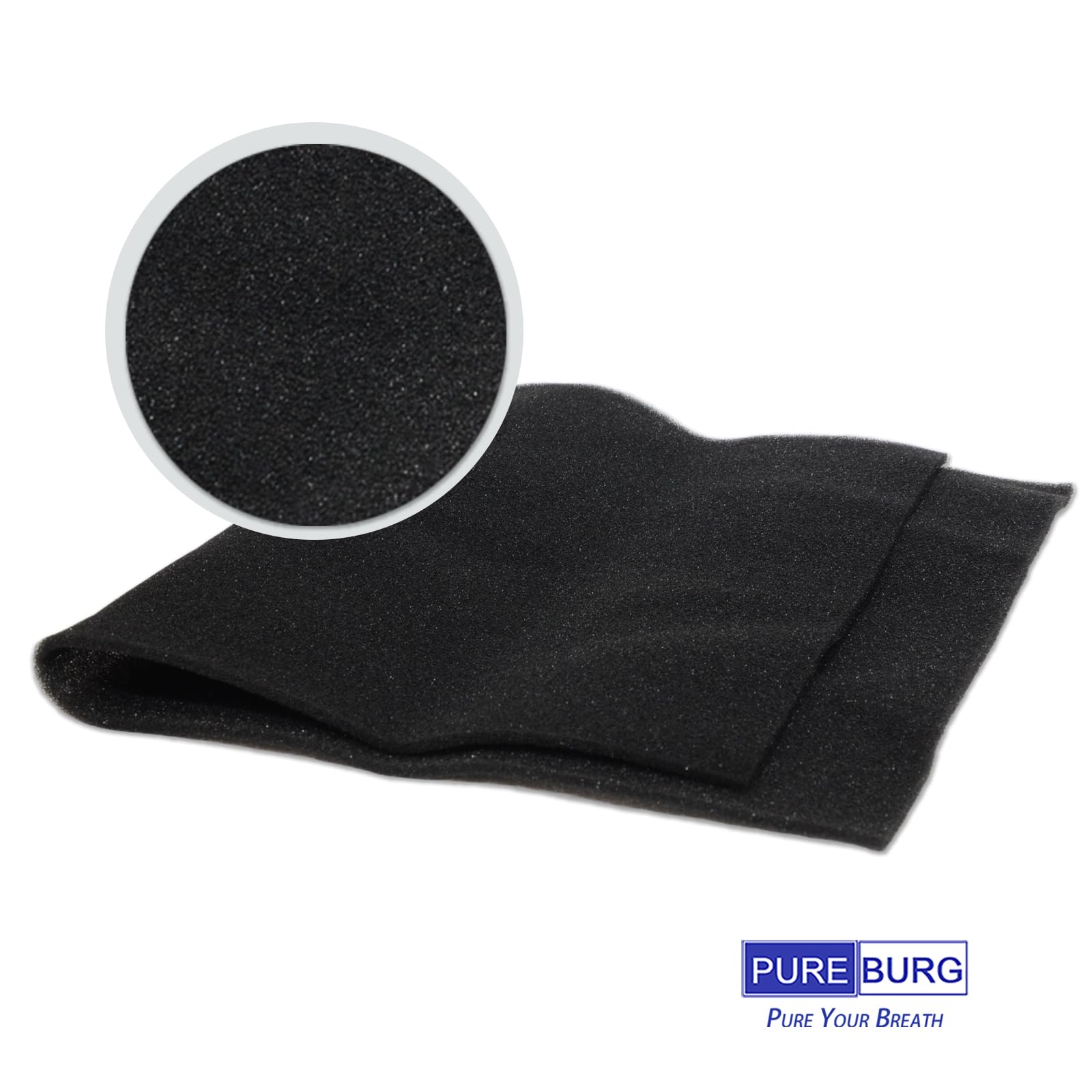PUREBURG Filtro dell'aria per condizionatore d'aria 38,1 x 61 x 3/16", confezione da 6 filtri di ricambio in schiuma lavabili per la polvere e l'aria pulita