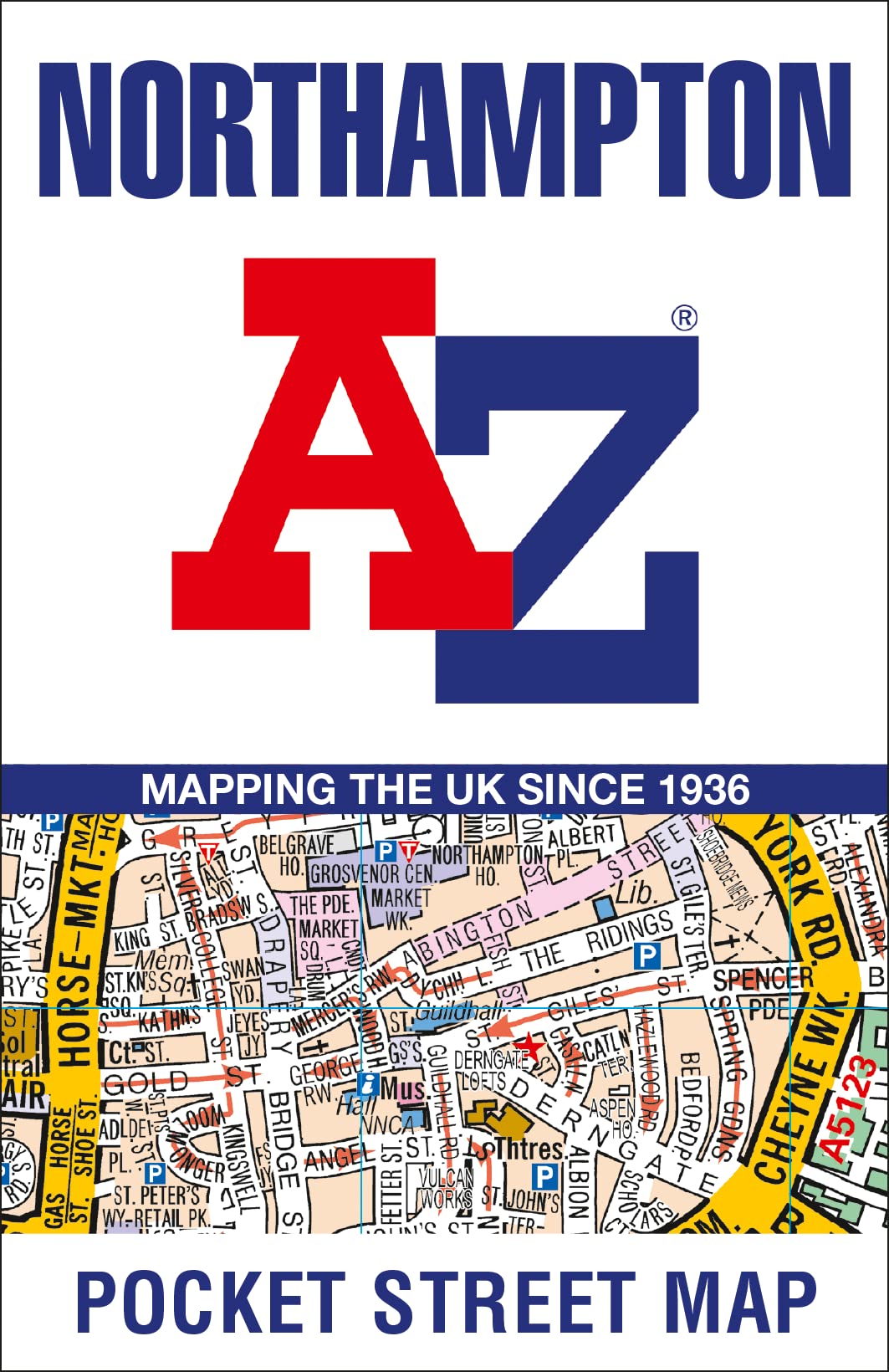 Northampton A-Z Pocket Street Map: Accurate street map for easy navigation