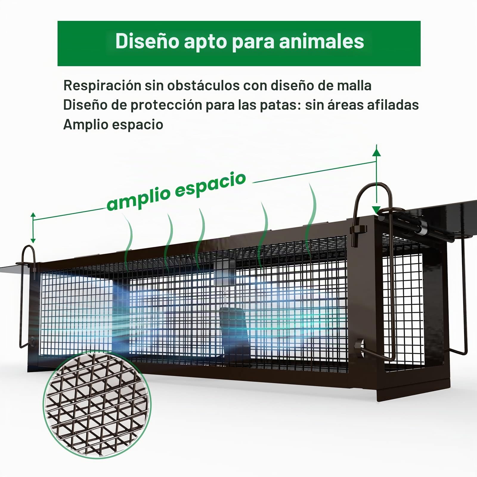 Ratzfatz Dos Pack Trampa para Ratones, con Cebo Vivo Diseño, Reutilizable de Dos Puertas Jaula Trampa Gatos, Interiores Exteriores Sensibilidad Ajustable, para Atrapar Ratones Ratas y Otros Roedores