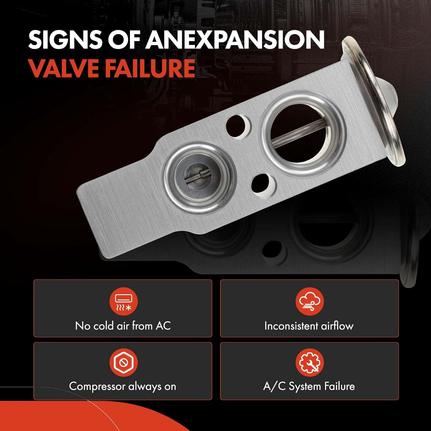 A-Premium A/C Expansion Valve & A/C Discharge Line Hose Assembly Compatible with Nissan Frontier 2005-2019, Pathfinder 2005-2007, Xterra 2005-2015, 4.0L