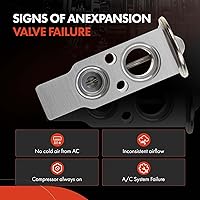 Vista 5 de A-Premium Válvula de expansión de CA delantera compatible con Nissan Frontier 2005-2019, Xterra/Armada 2005-2015, Pathfinder 2005-2012, Titan