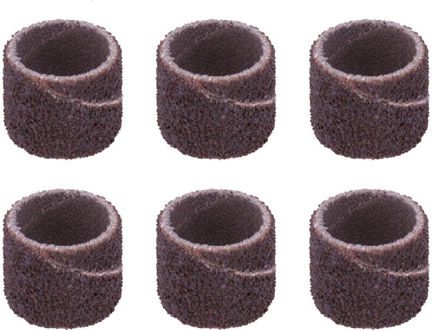 Dremel 408 1/2-Inch Sander Bands, Coarse, 6 Pack, Rotary Tool Accessory