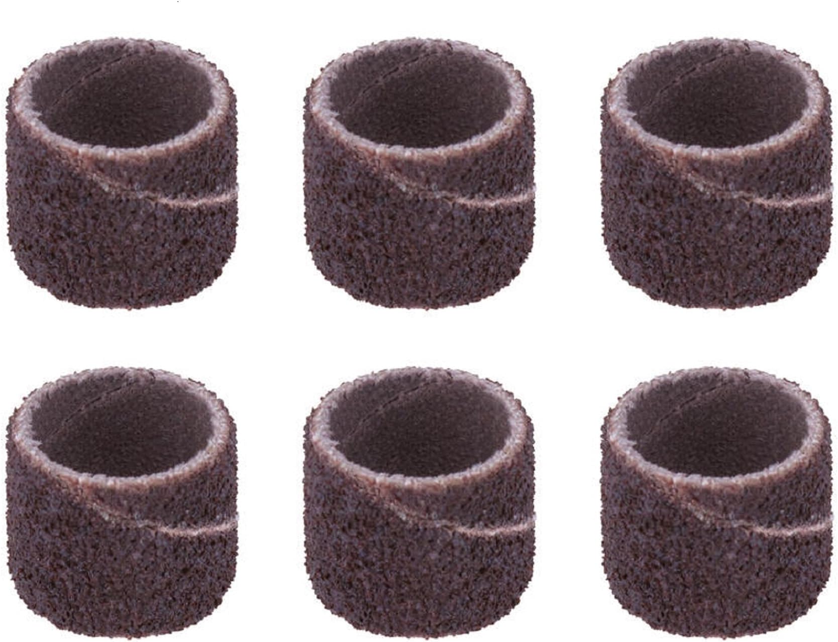 Dremel 408 1/2-Inch Sander Bands, Coarse, 6 Pack, Rotary Tool Accessory