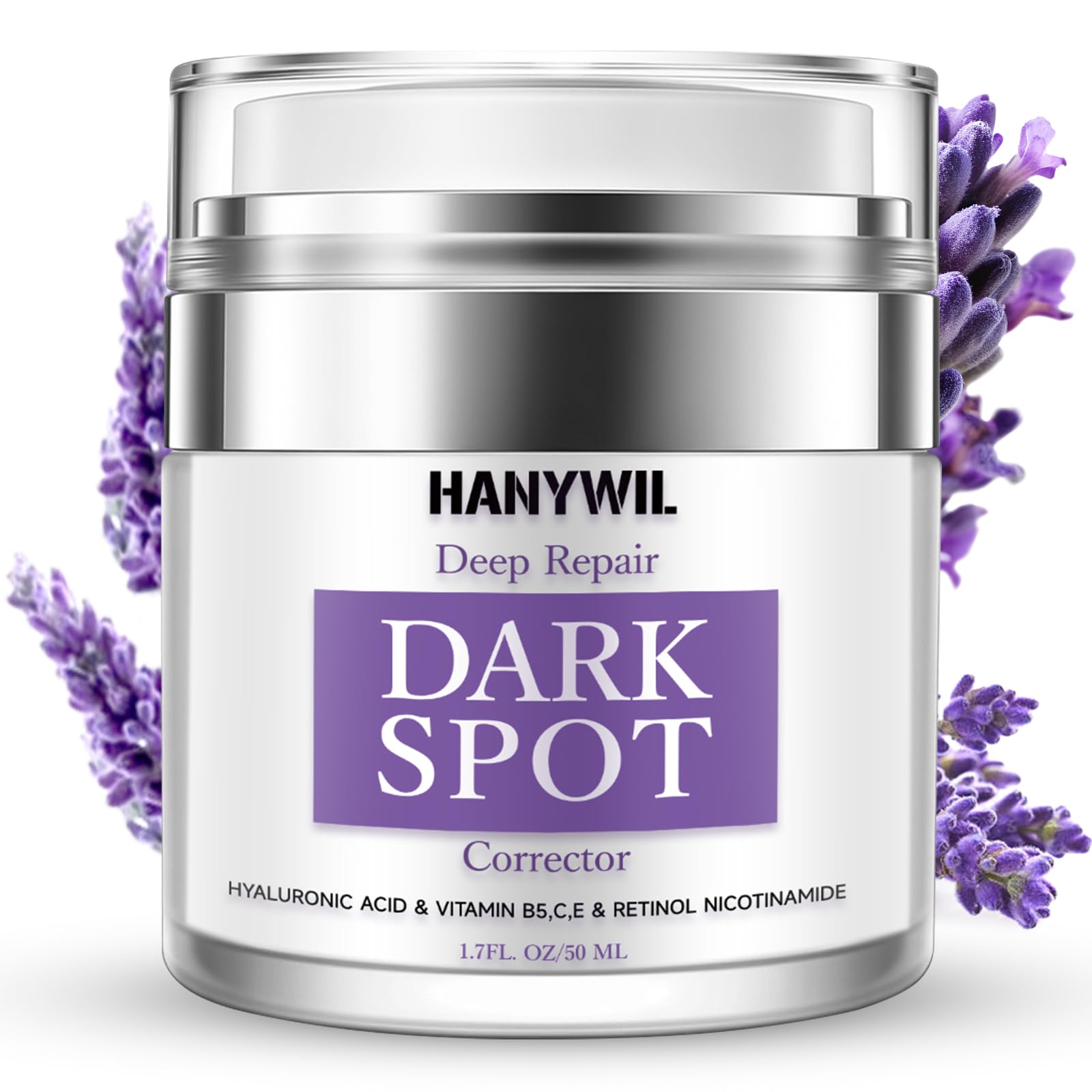 HANYWIL Dark Spot Remover for Face & Body, Remedy for Dark Spots with Natural Ingredients, Dark Spot Corrector Cream and Serum for Skin Care, Treats
