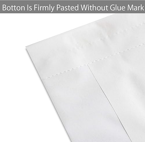 Miniatura 4 de Paquete de 100 bolsas de papel Kraft para bocadillos, galletas y palomitas de maíz, pequeña bolsa de regalo (blanco, 6.3 x 8.5 pulgadas)