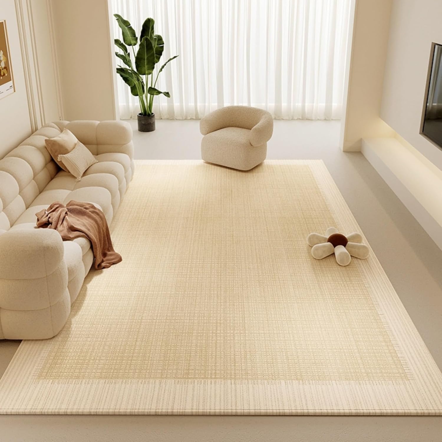 Bedroom Decor Plush Large Area Carpets for Living Room Thickend Washable Cloakroom Rug Fluffy Soft Lounge Mat(80x160cm/B)