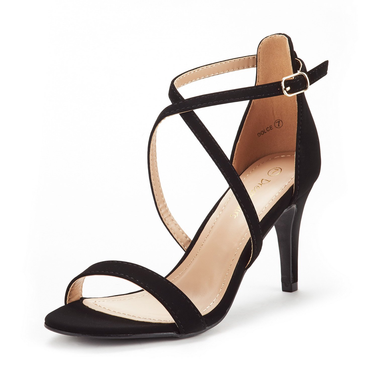 Photo 1 of DREAM PAIRS Dolce Fashion Open Toe Pump Heel Stilettos (Women's Size 5)