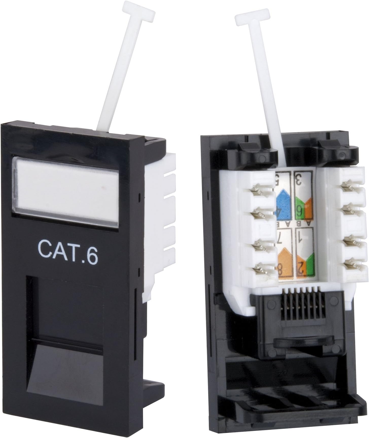 70696R CAT6 RJ45 Outlet Module - Black